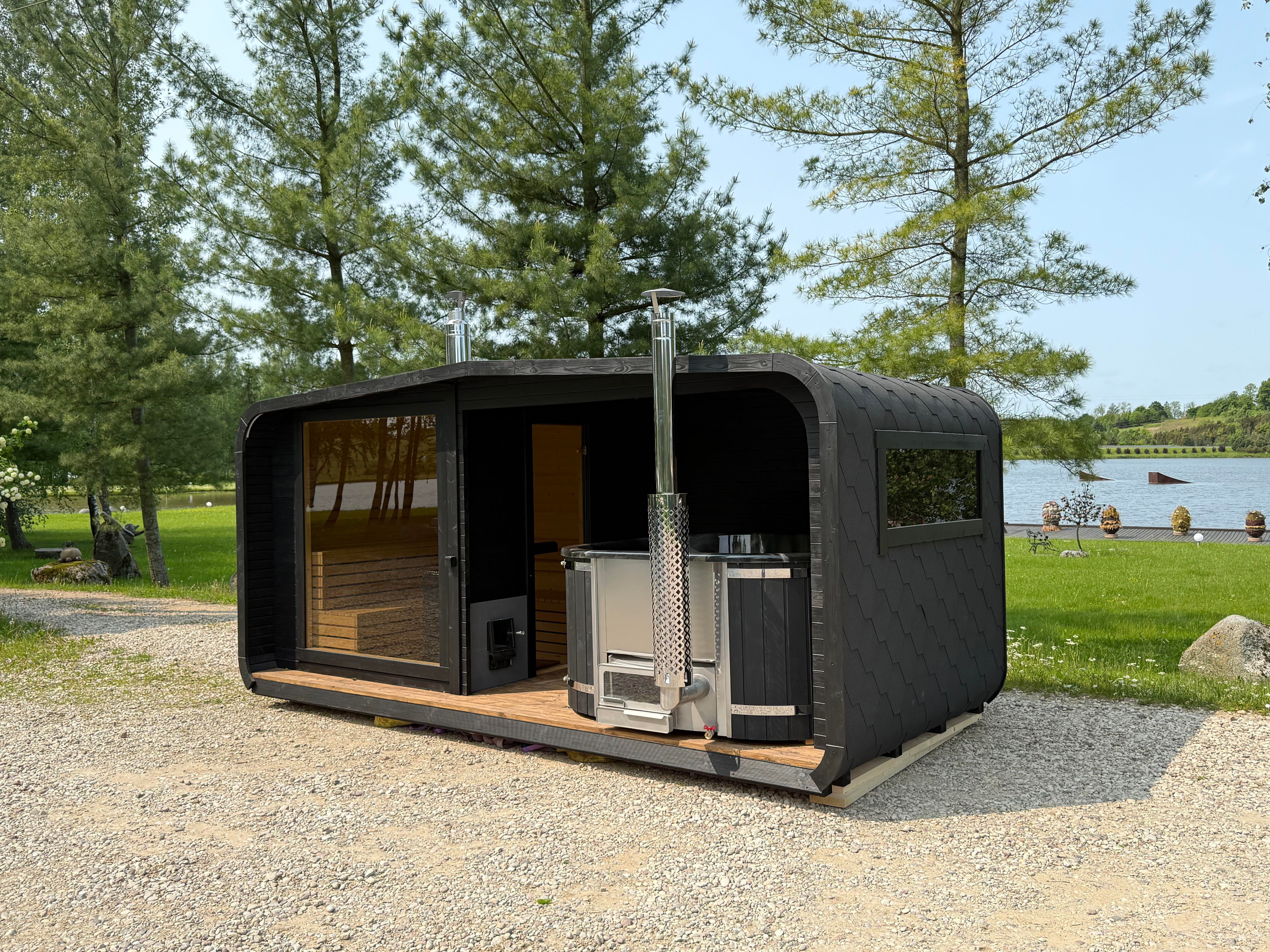 Jurgis 3: sauna with a bathtub